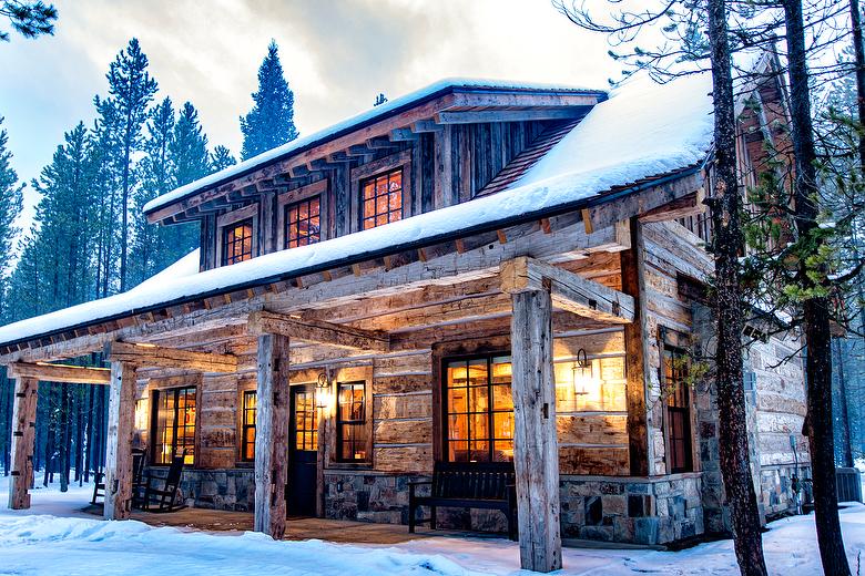 Hand-Hewn Timbers, Hand-Hewn Skins, WeatheredBlend Timbers, and Antique Brown Barnwood Board-and-Bat Siding