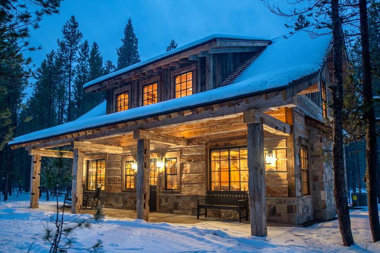 Hand-Hewn Timbers, Hand-Hewn Skins, WeatheredBlend Timbers, and Antique Brown Barnwood Board-and-Bat Siding