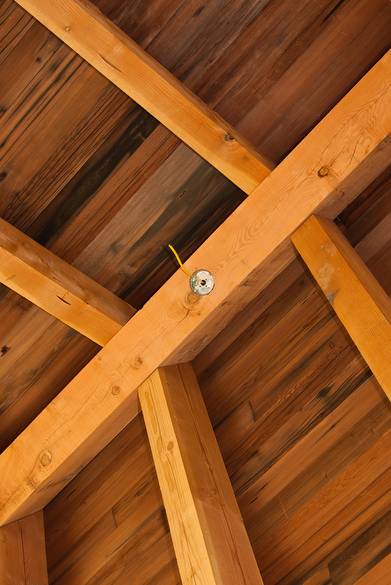 Picklewood Redwood Siding and Ceiling