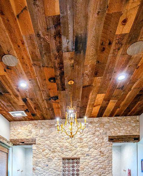 HarborAged Brown Ceiling (Metal Stained)  (#75099)