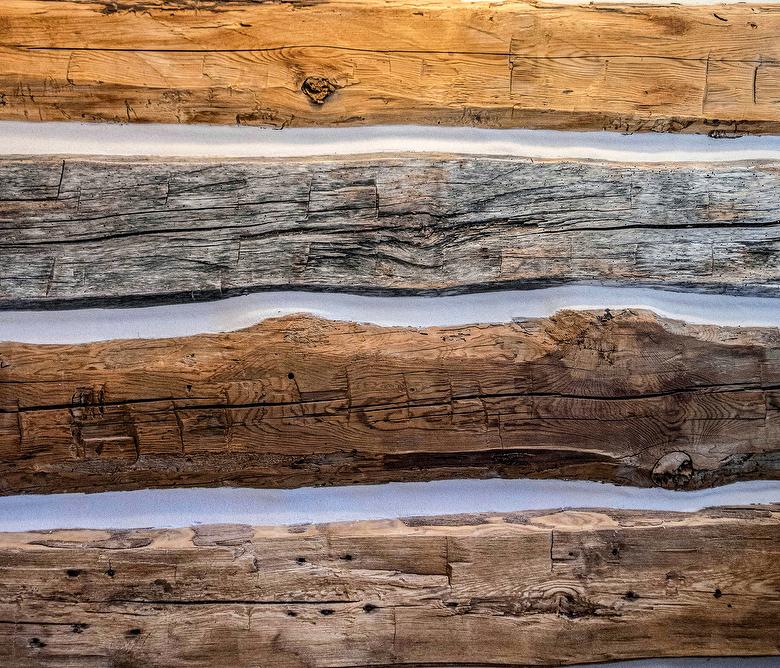 Hand-Hewn Skins Close-Up