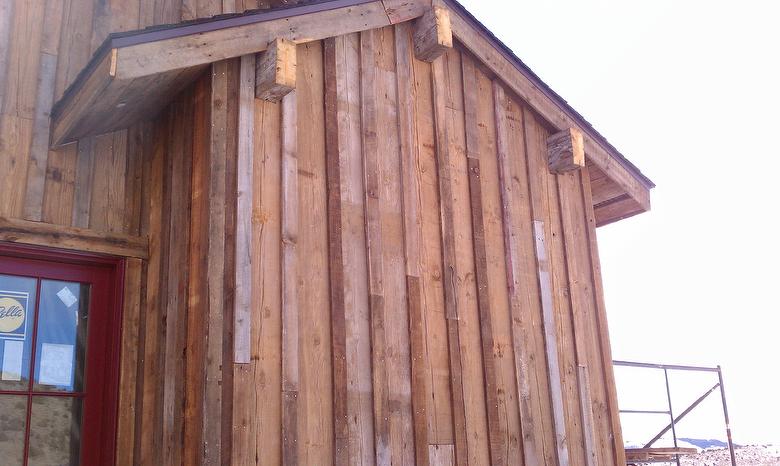 Reclaimed Brown & Red Painted Barnwood 