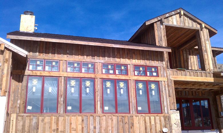 Reclaimed Brown & Red Painted Barnwood 