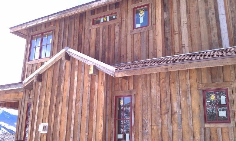 Reclaimed Brown & Red Painted Barnwood 