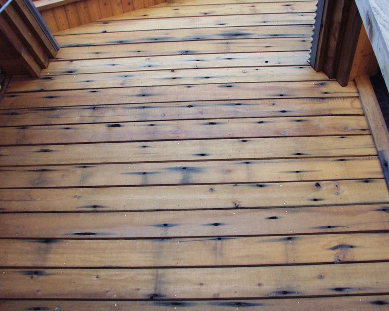 Closeup of siding / Rustic Redwood Siding