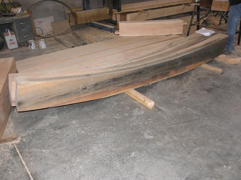 TWII C-S Timbers cut into arch 