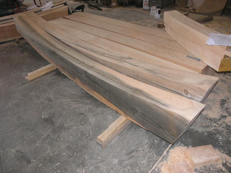 TWII C-S Timbers cut into arch 