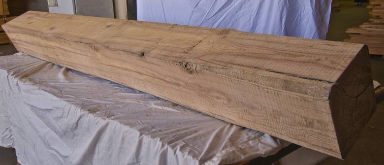 10 x 10 x 109" TWII Bandsawn Mantel