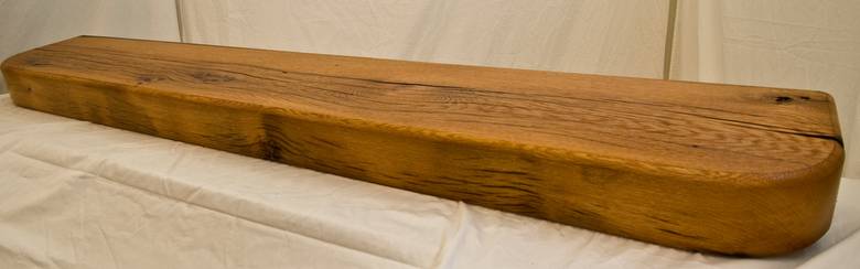 Antique Oak Planed (S4S) Finished Mantel