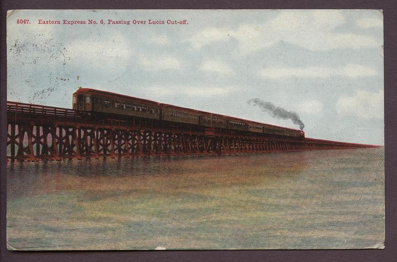 Lovely shot of the timbers (postmarked Mar 7, 1910)