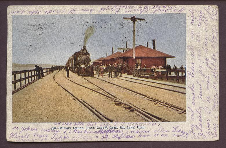 Riding the Train (postmarked Dec 23, 1905)