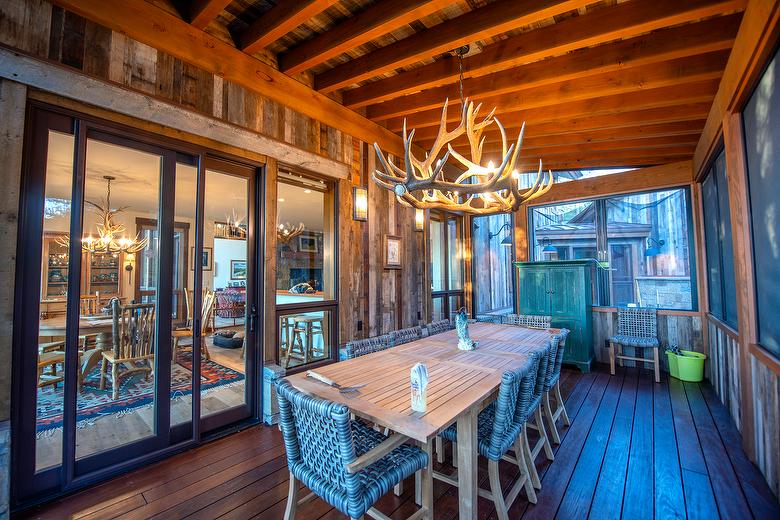 Weathered Picklewood Shiplap Siding and Antique Gray Barnwood Window Trim