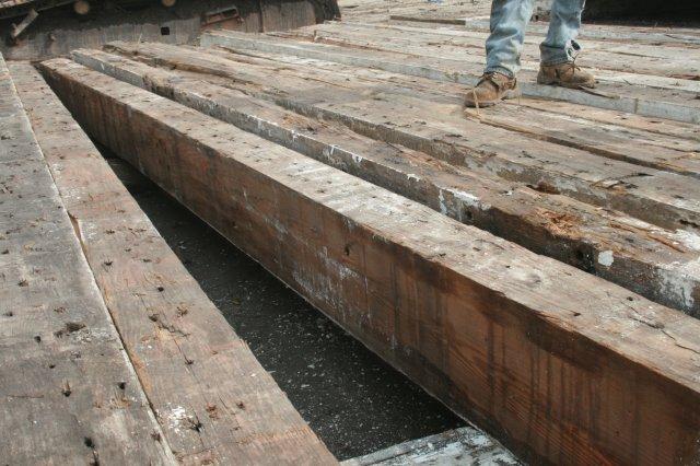 8x13x25' Antique Pine Timbers