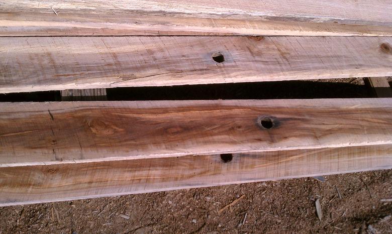 RubyHardwood Circle-Sawn Timbers - Resawn from Ruby Pipeline Crane Mats - Photo #27593