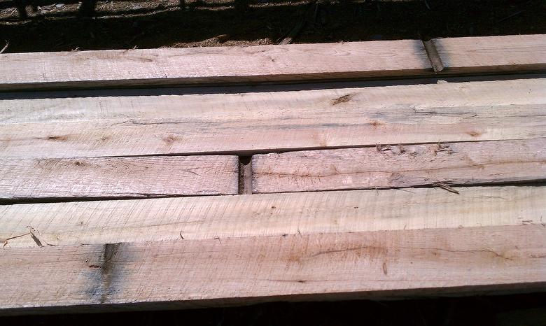 RubyHardwood Circle-Sawn Timbers - Resawn from Ruby Pipeline Crane Mats - Photo #27597