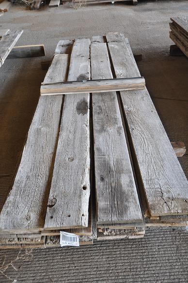 1 x 4-10" x 6-13' Gray Barnwood