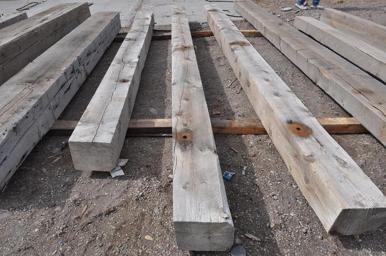 8 x 10 x 12-14' (Split to 4 x 10) C-S Weathered Timbers