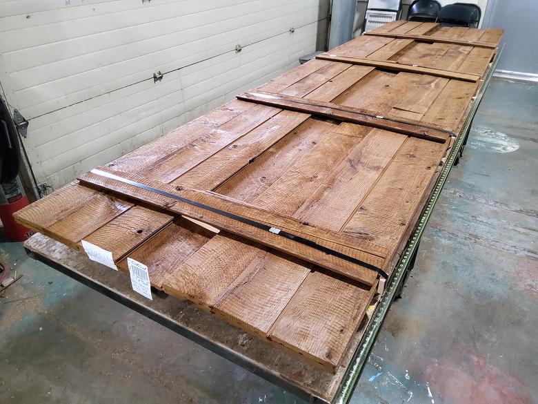 ThermalAged Brown T&G Lumber (Dark)