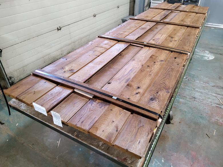 ThermalAged Brown Shiplap Lumber (Dark)
