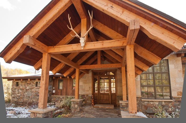 Reclaimed Timbers, Colorado Home