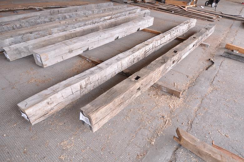 6 x 8 x 13' & 6 x 8 x 15' Hand-Hewn Timbers