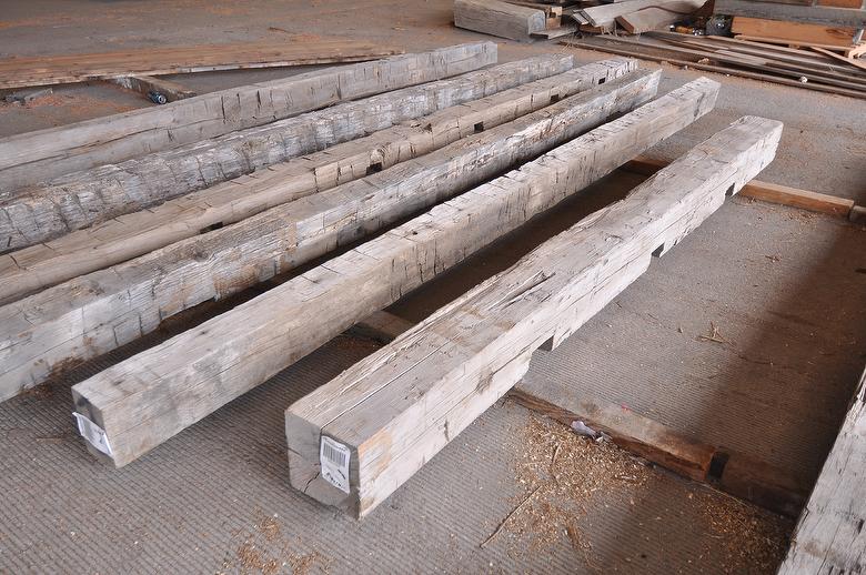 8 x 8 x 10' & 5 x 7 x 14' Hand-Hewn Timbers