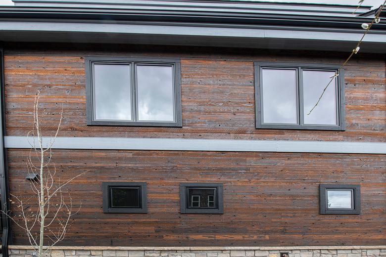 ThermalAged Brown Shiplap Lumber (w/ oil finish)