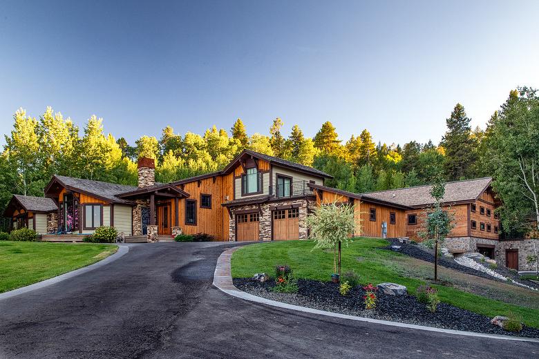ThermalAged Medium Brown Shiplap Siding, Board-and-Bat Siding, and T&G Soffit