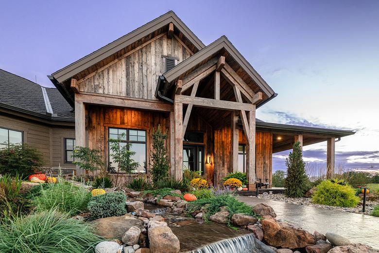 WeatheredBlend Timbers, Antique Gray Barnwood--Siding, and NatureAged Gray Barnwood--Trim