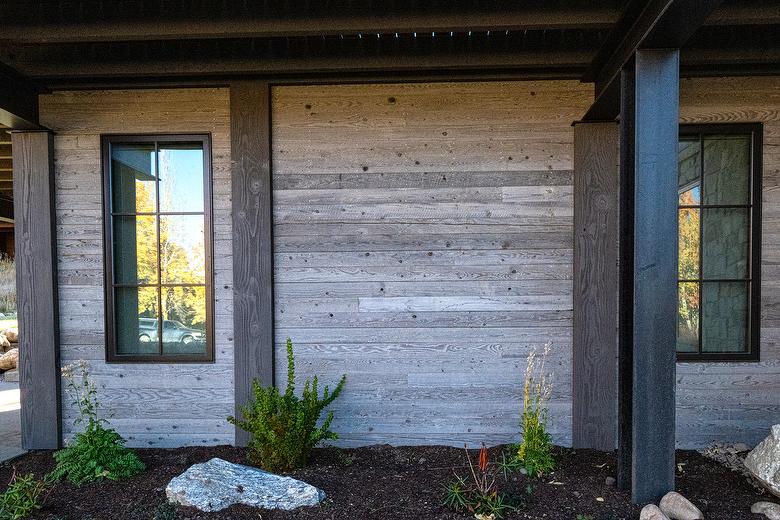 NatureAged Gray+ Shiplap Siding and T&G Soffit