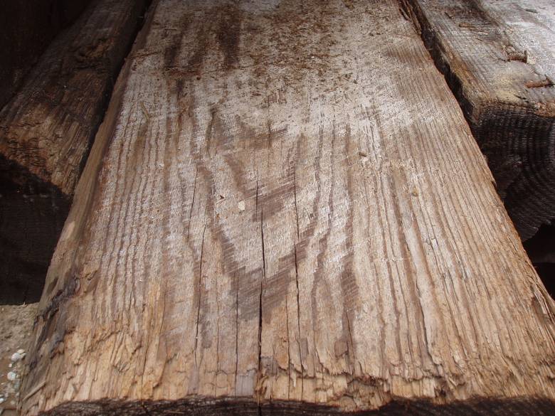 Weathered (roughsawn) Antique Pine Timbers / As-Is patina