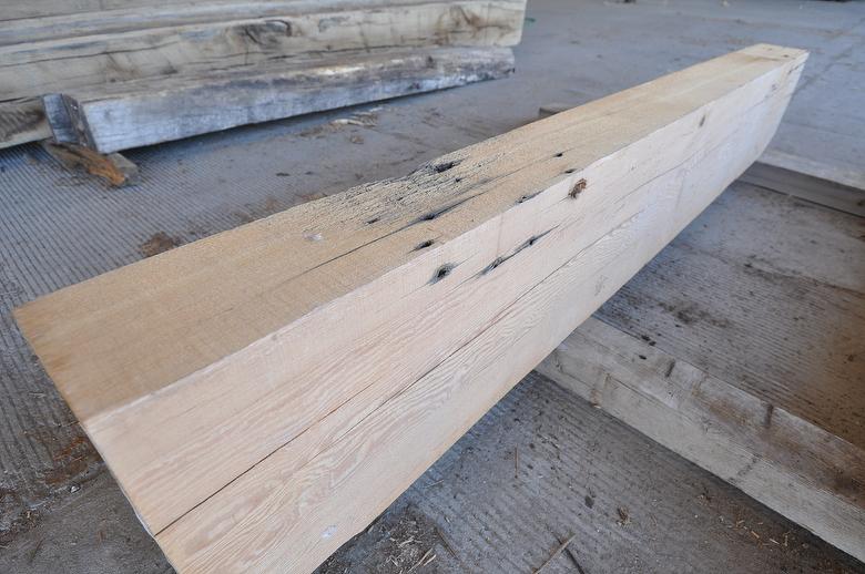 Reclaimed Douglas Fir Resawn Mantel