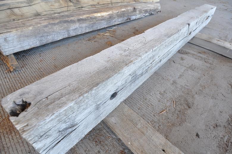 Picklewood Oak Weathered Mantel