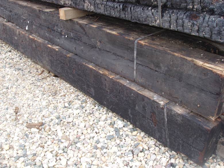 Antique Pine (dressed) Weathered Timbers / As-Is--Charred