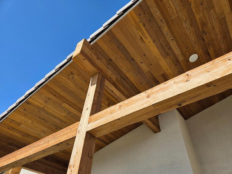 ThermalAged Dark Brown T&G Lumber (Soffit & Beam Wraps)