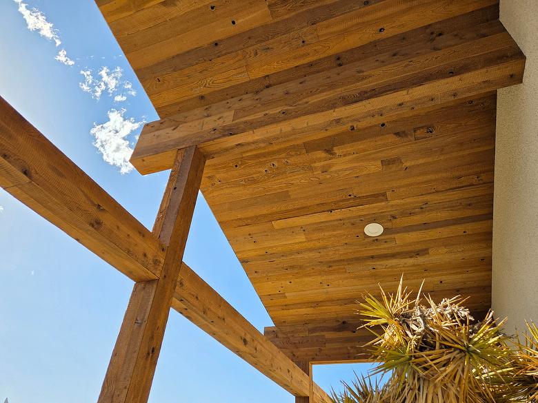 ThermalAged Dark Brown T&G Lumber (Soffit & Beam Wraps)