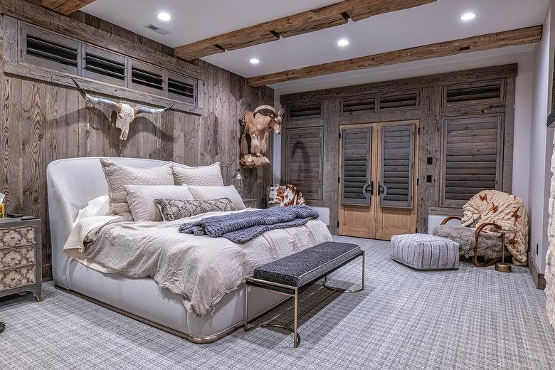 NatureAged Cedar Lumber Pressed (Faux Hewn Type Texture) and NatureAged Gray+ Lumber Paneling