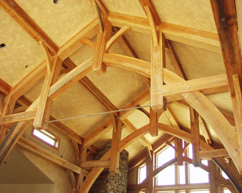 Unique trusses / Trestlewood II "Salty Fir" Timbers