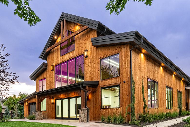 ThermalAged Medium Brown Lumber Trim and T&G Siding