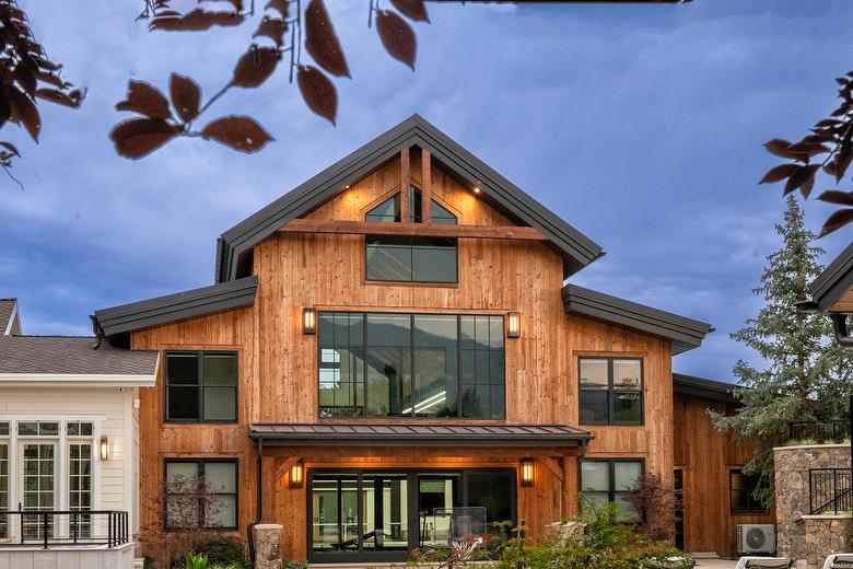 ThermalAged Medium Brown Lumber Trim and T&G Siding