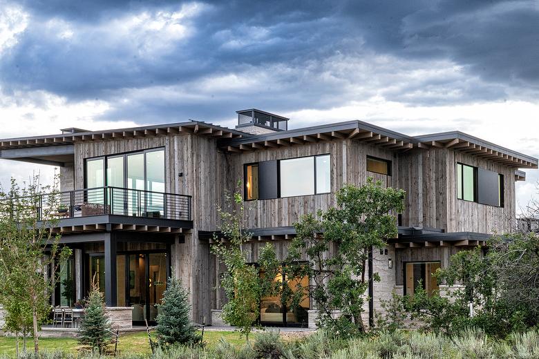 NatureAged Gray Board-to-Board Siding and Window Trim