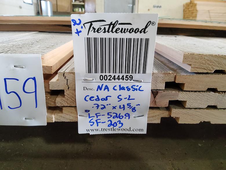 bc# 244459 - .72" x 4.625" NatureAged Gray Cedar Shiplap[Classic] - 203.11 sf - L = 2-16' - Photo #314854