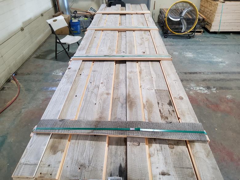 bc# 244459 - .72" x 4.625" NatureAged Gray Cedar Shiplap[Classic] - 203.11 sf - L = 2-16' - Photo #314855