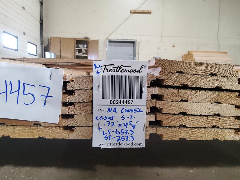 bc# 244457 - .72" x 4.625" NatureAged Gray Cedar Shiplap[Classic] - 253.22 sf - L = 2-14' - Photo #314860