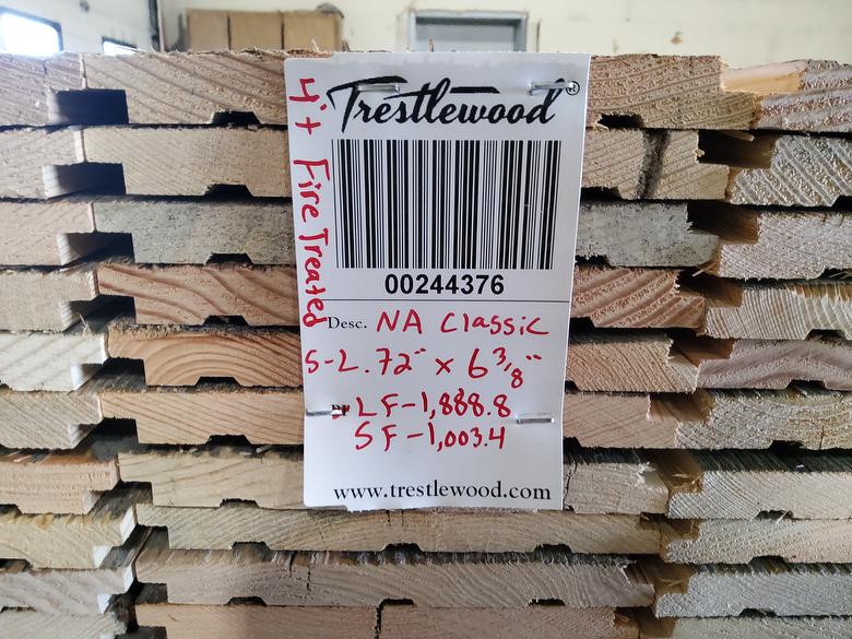 bc# 244376 - .72" x 6.375" NatureAged Gray Shiplap Lumber[Classic] - 1,003.00 sf - L = 4-14' - Photo #316129