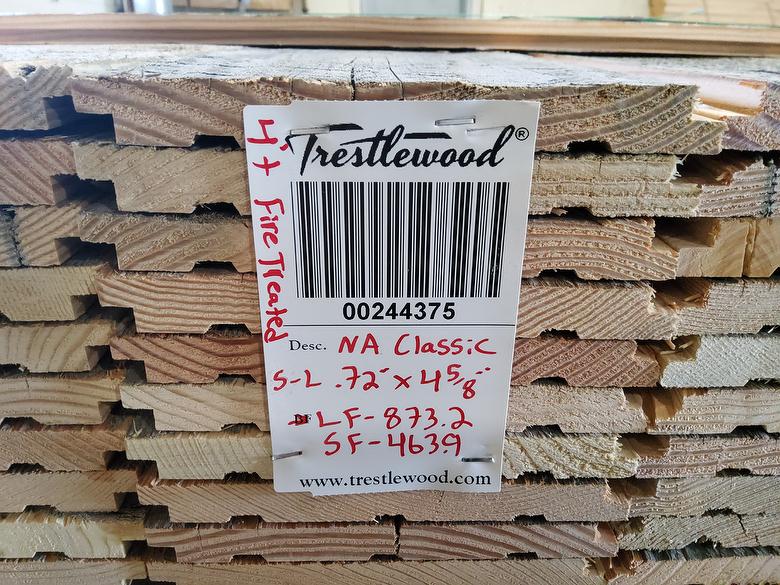 bc# 244375 - .72" x 6.375" NatureAged Gray Shiplap Lumber[Classic] - 463.78 sf - L = 4-14' - Photo #316132