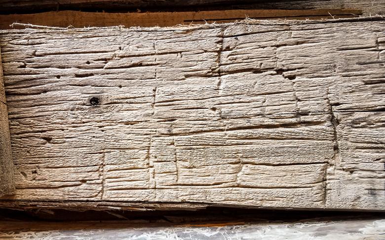 Hand-Hewn Pressed Middles Close-Up