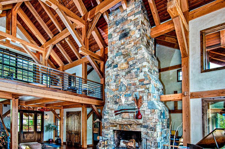 Douglas Fir Resawn Timber Trusses  (#5370)