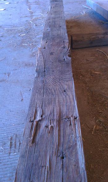 Reclaimed Douglas Fir Weathered Mantel