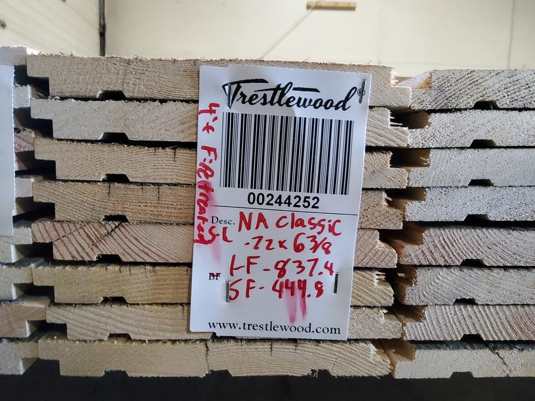 bc# 244252 - .72" x 6.375" NatureAged Gray Shiplap Lumber[Classic] - 444.66 sf - L = 4-16' - Photo #318860